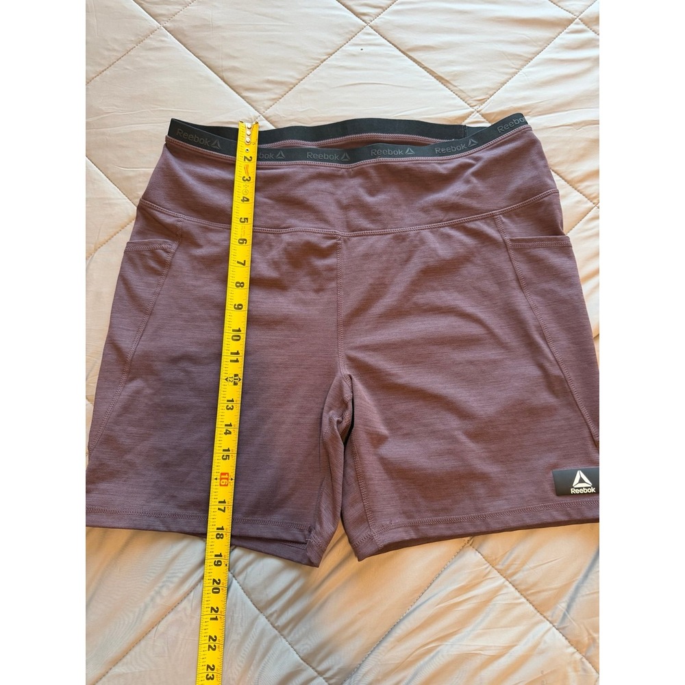 Reebok women's shorts size xxl pockets workout activewear yoga gum y2k summer - Picture 6 of 7